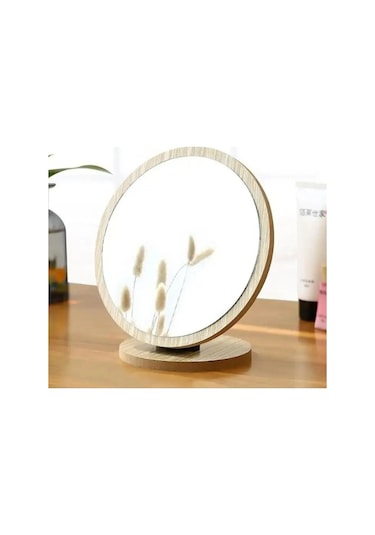 Masaüstü Eğimi Ayarlanabilir Menteşeli Yuvarlak Ayna 22 CM