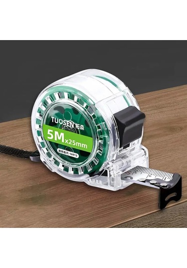 7.5x2.5cm-5 7.5m Geri Çekilebilir Mezura Yüksek Hassasiyetli Dayanıklı Dijital Bant Ölçüm Cetveli Marangozluk Aletleri Vücut Kumaş Ölçümü