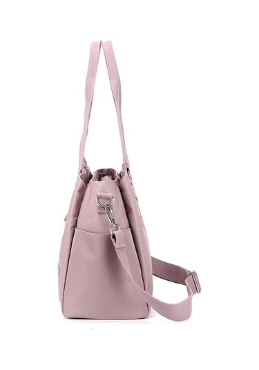 Yeni Moda Kadın Omuz Çantası Yüksek Kalite Büyük Kapasiteli Kadın Crossbody Çanta Kadınlar İçin Suya Dayanıklı Çok Fonksiyonlu Çanta Açık Pembe