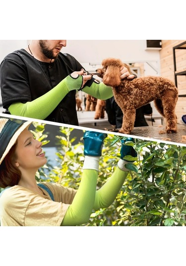 Willowhaven Orange Bahçe Ve Ev İşleri Kesilmeye Dayanıklı Kol Kılıfı