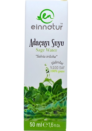 Einnatur Adaçayı Suyu Hidrolat Spreyli %100 Saf 50 ML