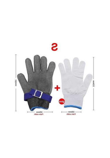 Trendooze Anti-kesim Eldiven, Renklı, El Güvencesi