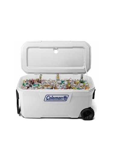 Coleman Xtreme Wheeled 100 Qt Tekerlekli Soğutucu Marine Buzluk 94.6 Lt Beyaz