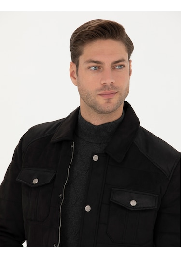 Pierre Cardin Erkek Siyah Deri Mont-kaban 50282834-001 Siyah