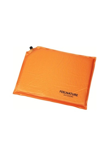Elmpaly Feelnature Portatif Otomatik Şişme Yastık Yarı Dikdörtgen Kampçılık Seyahat Turuncu Turuncu
