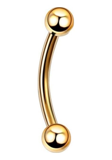 316 Cerrahi Çelik Kıkırdak Kaş Piercing 10 Mm Gold