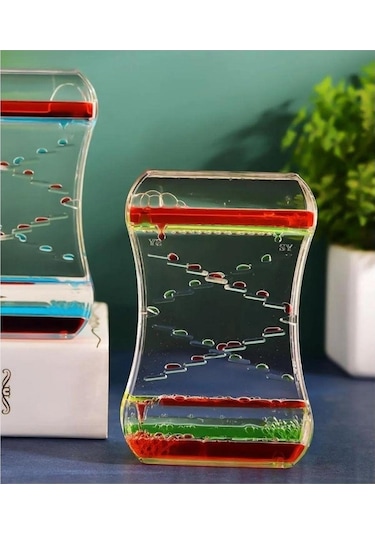 Hediyelik Sıvı Kum Saati Masa Dekoru 1 Adet