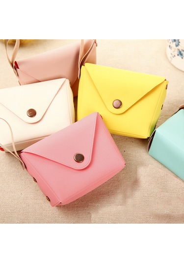 Sevimli Şeker Rengi Küçük Bozuk Para Çantası - Koyu Mavi