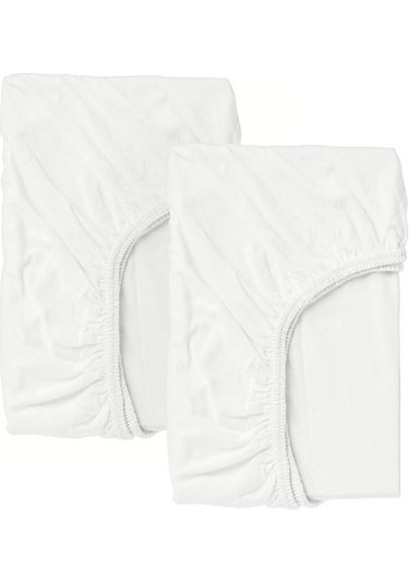 2 Li Lastikli Çarşaf Seti 60X120 CM Bebek Odası Pamuklu Lastikli