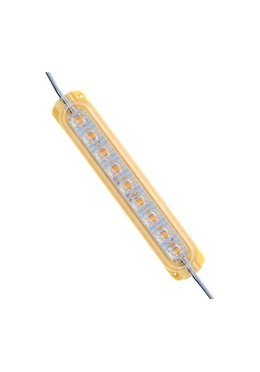 Tek Renk Sarı Modül Led 14 32.5 2835 24 Volt 2.4 Watt Gümüş