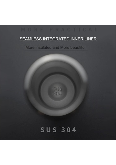 Leezsing 500ml Isı Yalıtımlı Matara - 24 Saat Sıcak/soğuk Tutar, 304 Paslanmaz Çelik İç, Ergonomik Siyah