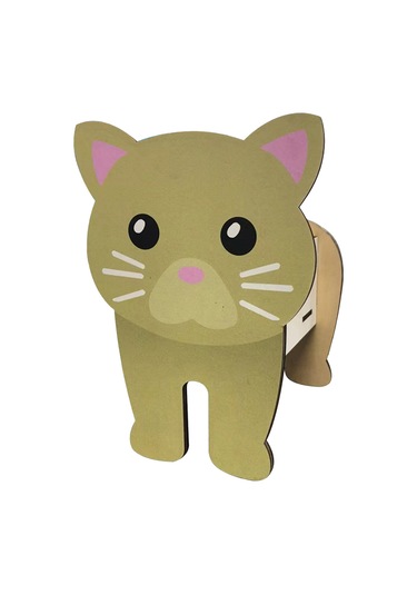 Suofeng Sevimli Hayvan Şekilli Ahşap Saksı - İç Mekan & Bahçe Dekorasyonu İçin Çok Amaçlı Bitki Yetiştirme Kabı