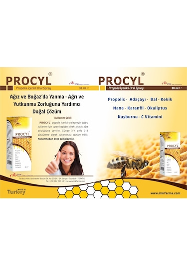 Procyl Propolis İçerikli Oral Sprey 30ml