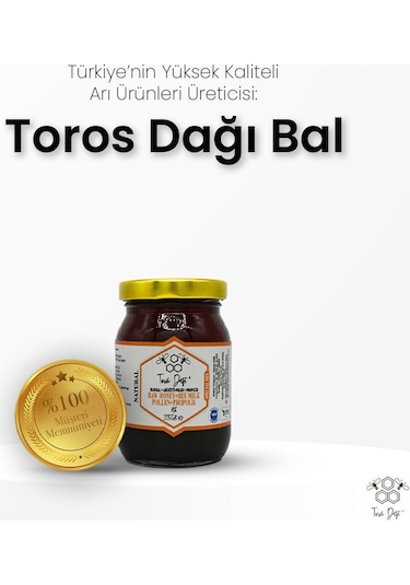Toros Dağı Arı Sütü Bal Polen Propolis Karışımı 225 G