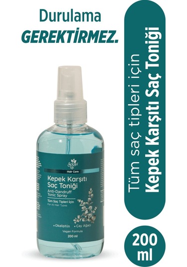 Selesta Life Okaliptüs Ve Çay Ağacı Bitki Özlü Kepek Karşıtı Saç Toniği Tüm Saç Tipleri İçin Tonik 200 Ml