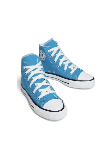 Rahat Kalıp Bağcıklı Uzun Çocuk Unisex Mavi Spor Ayakkabı Tbh1426 Mavi