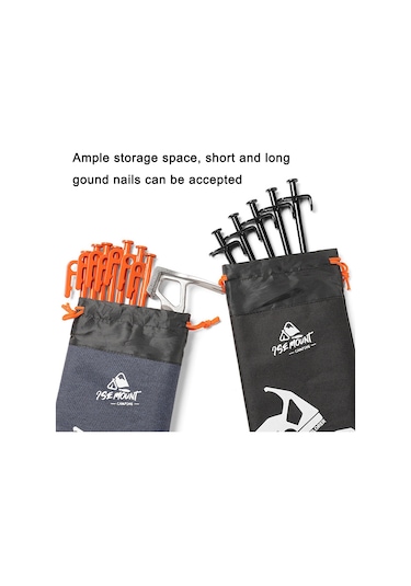 Vkemall "taşınabilir Kamp Çadırı Çivi Ve Çekiş Saklama Çantası - Oxford Kumaş" Mavi