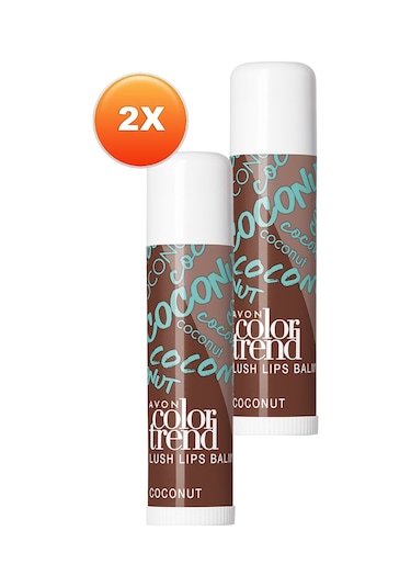 Avon Color Trend Lush Dudak Balmı Coconut 2'li