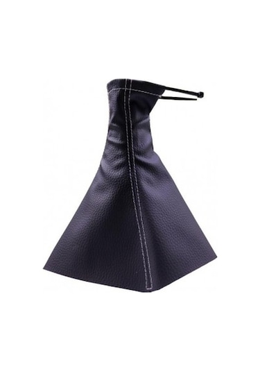 Mazda 3 Sedan 2014-2016 Uyumlu Vites Körüğü Siyah Deri Siyah Dikiş