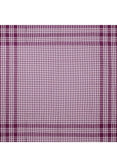 Evidea Soft Ekoseli Piknik Örtüsü - Bordo - 165x165 Cm Bordo