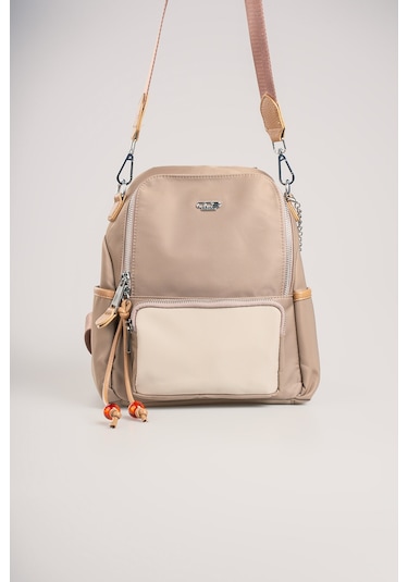 Ççs Kadın Sırt Çantası Ccs18027 Bej-vizon Bej-vizon Bej - Vizon