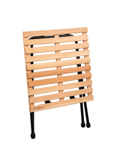 4 Adet Katlanır Kamp Sandalyesi Ve Masa Seti - Rock - Kül Gri / Su Yeşili - Bardaklıklı - 140 Kg Çok Renkli