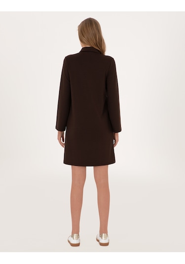 Pierre Cardin Kadın Kahverengi Elbise Örme 50315895-vr029 Kahverengi