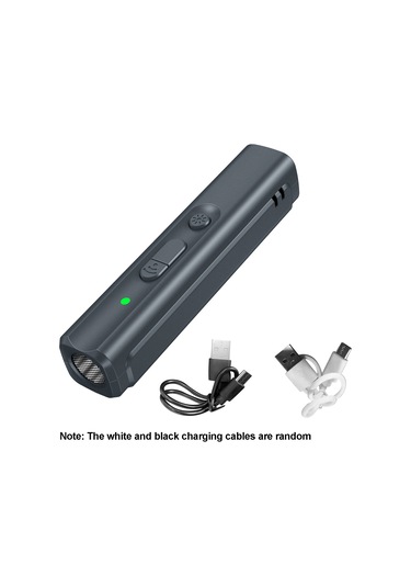 Ultrasonik Köpek Kovucu Usb Şarj Edilebilir Köpek Sürücü Gri