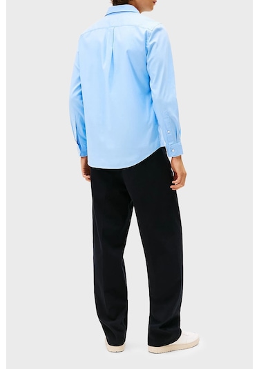 Tommy Hilfiger Erkek Gömlek Mw0mw40469 C1z Mavi Mavi