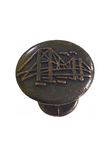 Eymenyapimarket Mobilya Dolap Kulp Düğme Eskitme Tek Vidalı Bakır