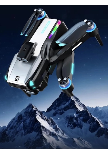 D9 Akıllı Kameralı Drone 50x Zoom Fırçasız Motor Optik Akış Led Işıklı