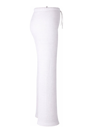 Trender Gofre Kadın Pantolon 2498 Ekru