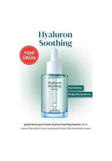 Hassas Ciltlere Bakım Sunan Nemlendirici Ampul Goodal Houttuynia Cordata Hyaluron Soothing Ampoule
