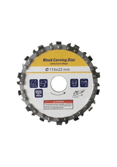 115 Mm Zincirli Ahşap Oyma Diski Zincirli Testere Disk