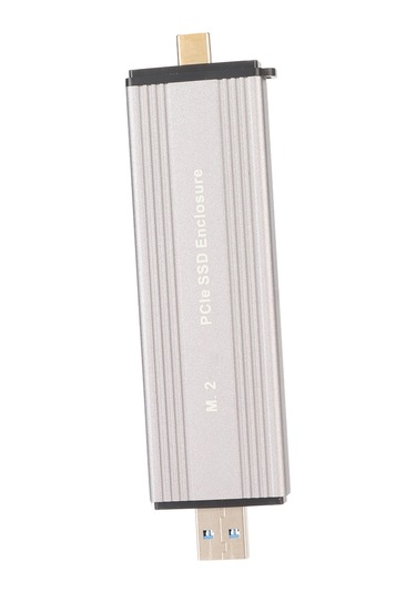 Xindoker Alüminyum M.2 Nvme/sata Ssd Kutusu, Usb3.2 Gen2 Type-c, 10gbps Hız, Jms583 Çip, 2230/2242/2260/2280 Desteği Ssd Dahil Değil