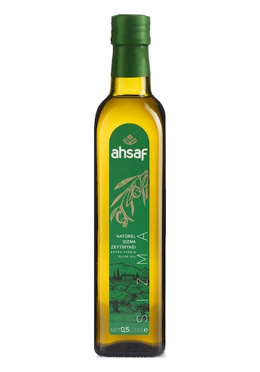 Ahsaf Natürel Sızma Cam Zeytinyağı 500 ML