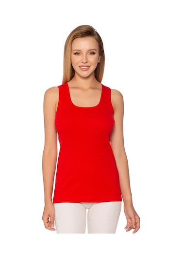 6 Adet Gümüş Bayan Renkli Ribana Düz Biye Geniş Askılı Atlet 4024 001