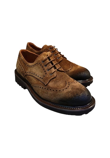 Lufian Danı Erkek Casual Süet Ayakkabı Camel
