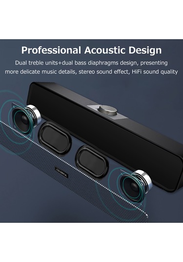 Xindoker Colorful Csp-5201 Usb Bilgisayar Hoparlörü - 3w Çift Hoparlör, Hifi Ses Kalitesi