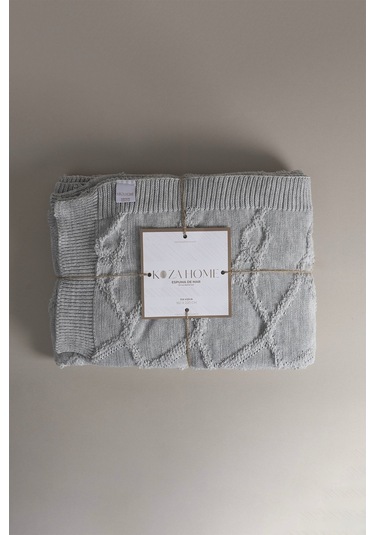 Espuma De Mar Gri Tek Kişilik Battaniye 160x220 37131 Gri