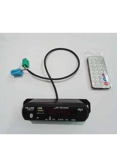 Megan Clio Kango 2 Cd Çalar Teyp için Aux Usb Bluetooth Mp3 Modül 50 Cm