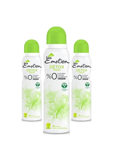 Emotion Fresh Kadın Deo 150ml X3