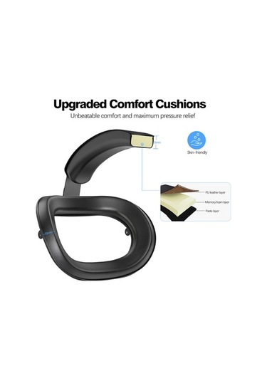 Tongxida Meta Quest 3s T2 Elite Kafa Bandı Gümüş, Abs + Sünger Yumuşak Yastık Ayarlanabilir, 17.8-29.6 İnç