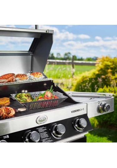 Rösle Videro G4-s Vario Siyah Gazlı Barbekü Siyah