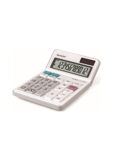 Sharp EL-320WB 12 Hane Masaüstü Hesap Makinesi