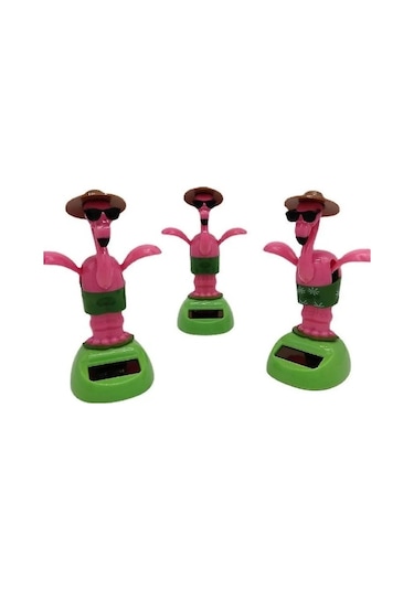 Güneş Enerjili Solar Sallanan Flamingo 1