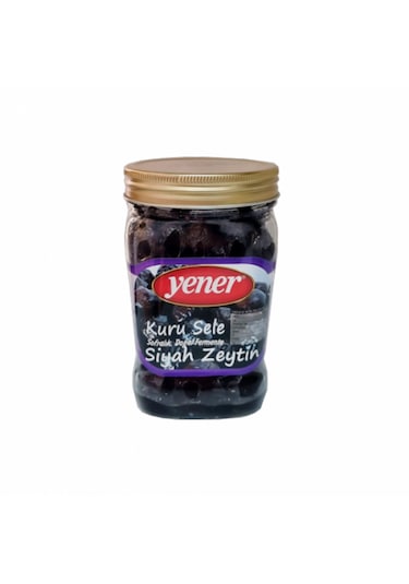 Yener Siyah Kuru Sele Zeytin 500 Gr Doğal Fermante