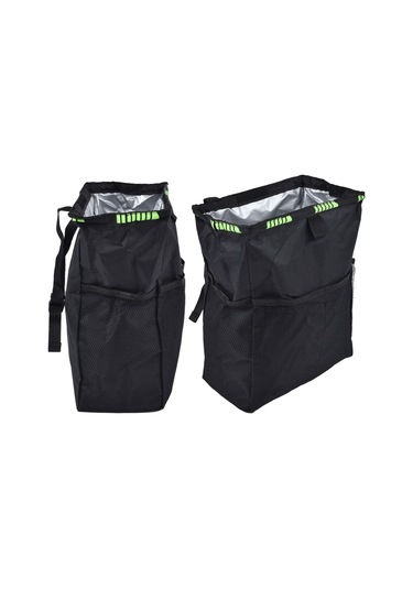 Kangvka Siyah 600d Oksford Kumaş Araba Saklama Çantası - Su Geçirmez İç Liner, 3 Cep Ve Katlanabilir Tasarım İle Araç İçindeki Eşyaları Düzenle