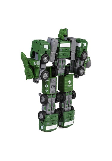 Can Oyuncak Ufo Transformers - Yeşil Standart