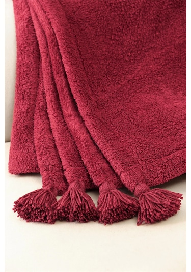 Puffy Wellsoft Battaniye - Bordo